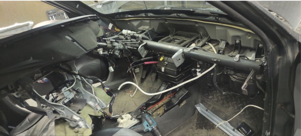 Замена радиатора печки