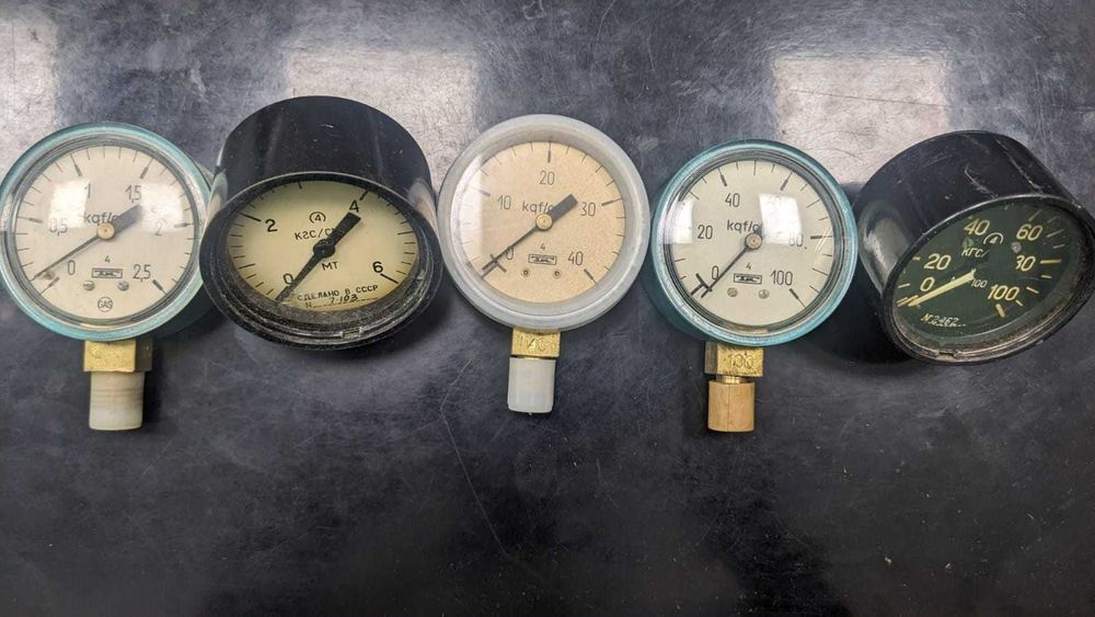 Манометры давления новые и бу
