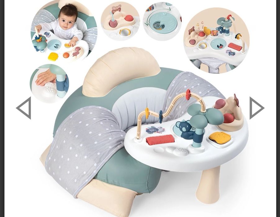 Smoby -Литъл: Детско столче и масичка за игра 3 в 1