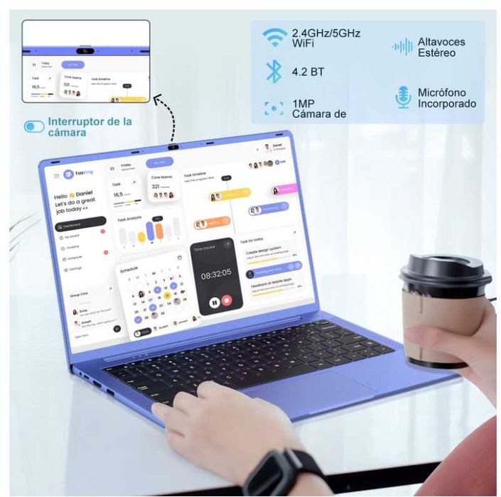 Laptop Computer 14 Inch Celeron N5095 Pana la 2,9 GHz. Nou in cutie!!