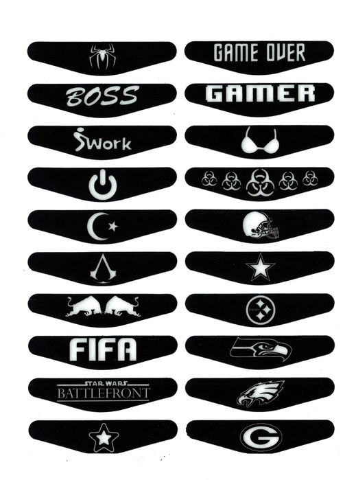 Наклейки для геймпада PS4