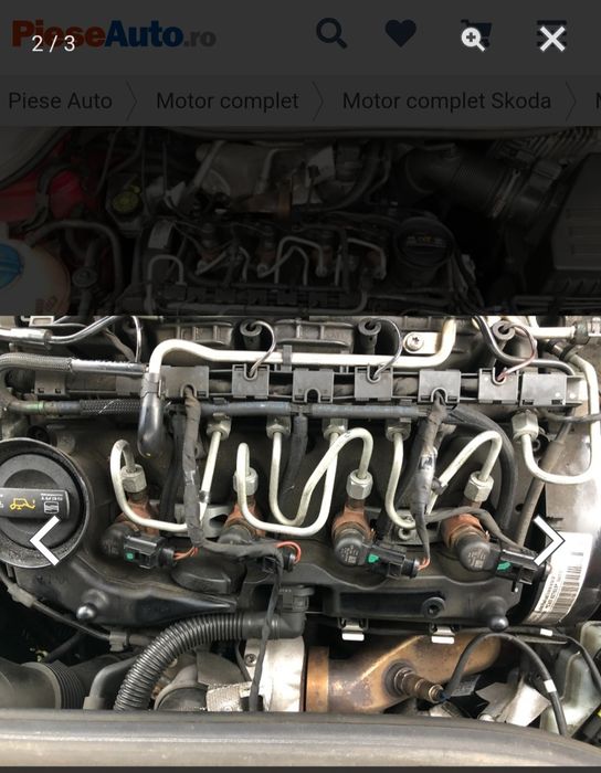 Motor complet fara accesorii Volkswagen Caddy 1.6 tdi euro 5 motorina