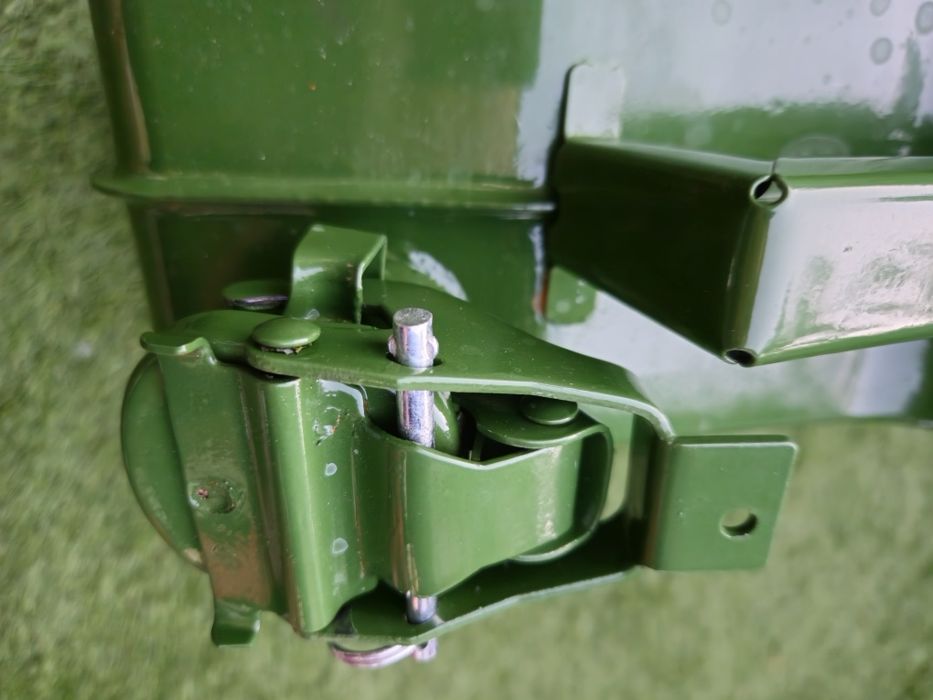 Canistră metalică combustibil 10L benzină motorină verde militar