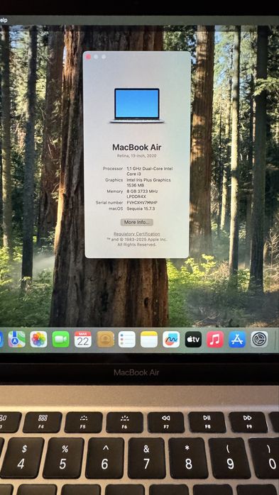 MacBook Air 13” 2020 Intel