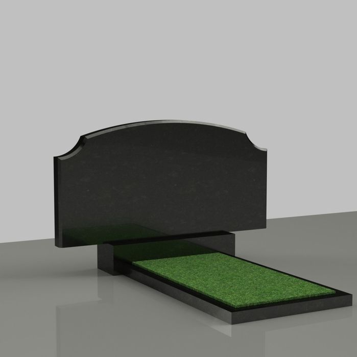 Памятники из чёрного гранита и местный мрамора