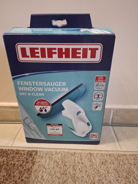 Уред за почистване на прозорци Leifheit, 3в1