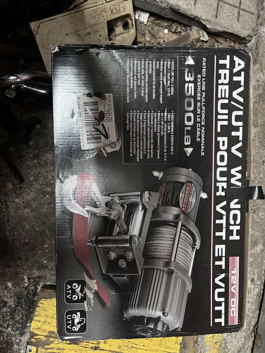 НОВА електрическа Лебедка 3500 LB за ATV/UTV