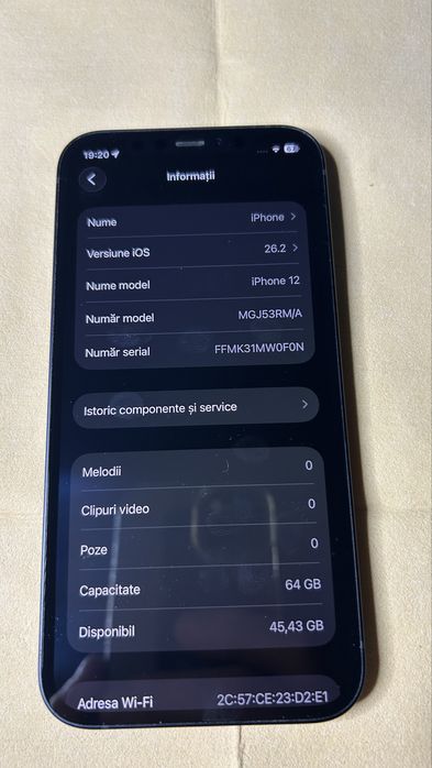 iPhone 12 black 64GB