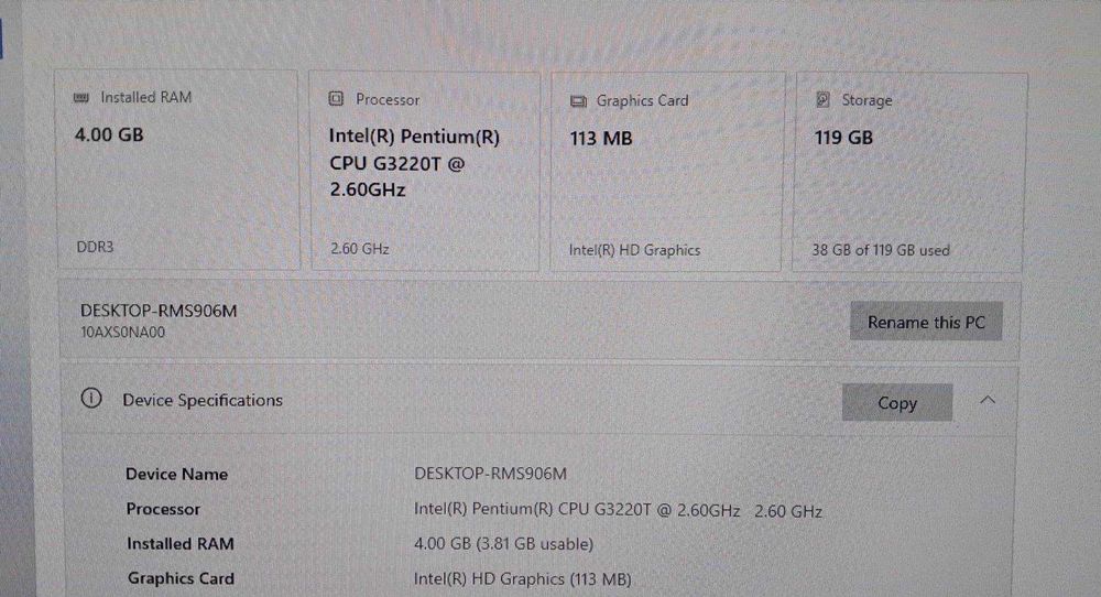 Mini PC Lenovo ThinkCentre M73