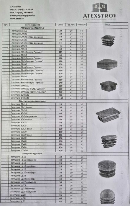 Продам заглушки для труб и отверстий