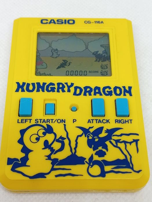 Casio Game CG-116A Hungry Dragon Japan 1987's.