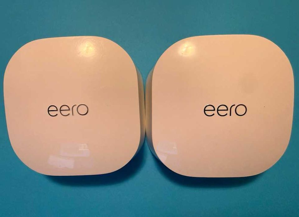 Sistem Mesh eero 6 Router Model N010001, WiFi 6 AX1800, două unități