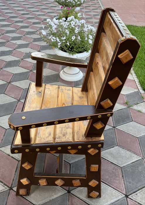 Стул деревянный, самодельный