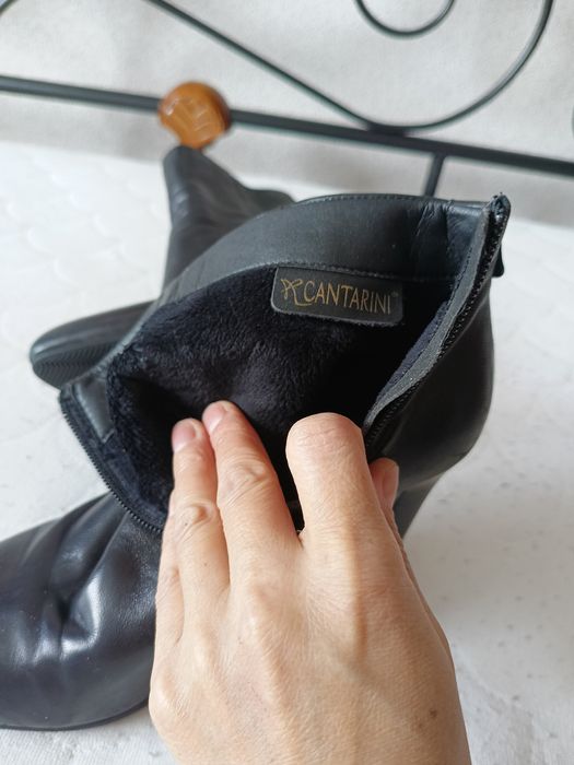 Ботинка кожаная осень