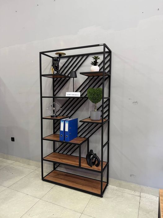 Лофт мебель стеллаж шкаф полки этажерка офисный и декаративный