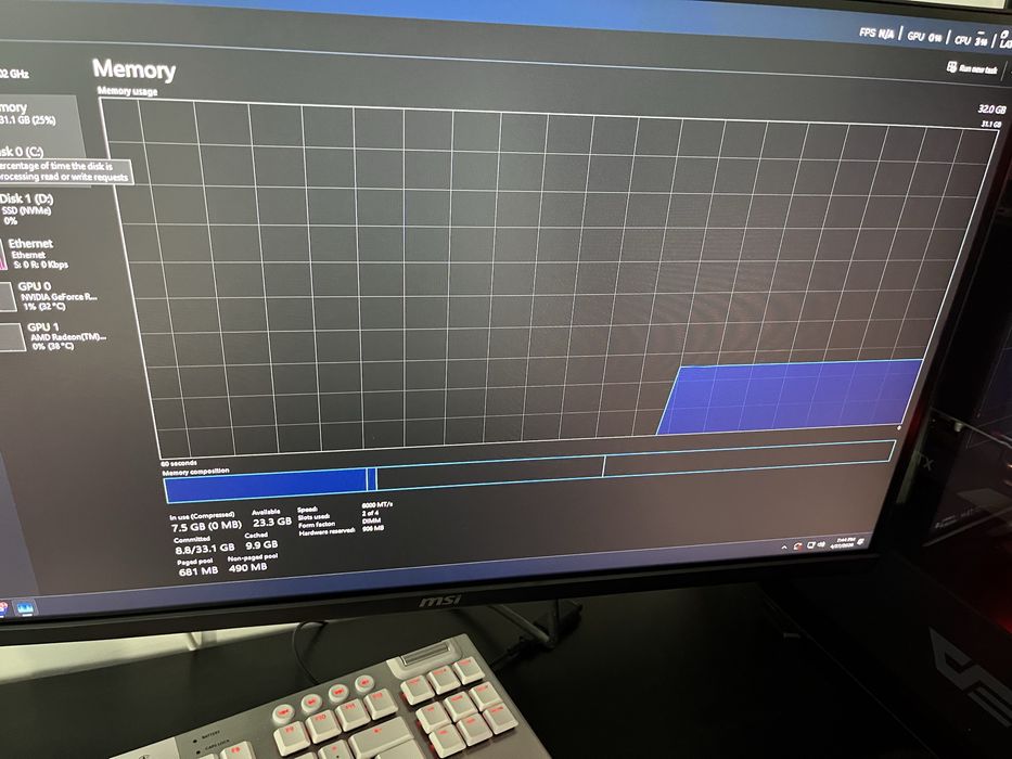 Vand pc Gaming ryzen 7 7800x3d cu RTX 3070