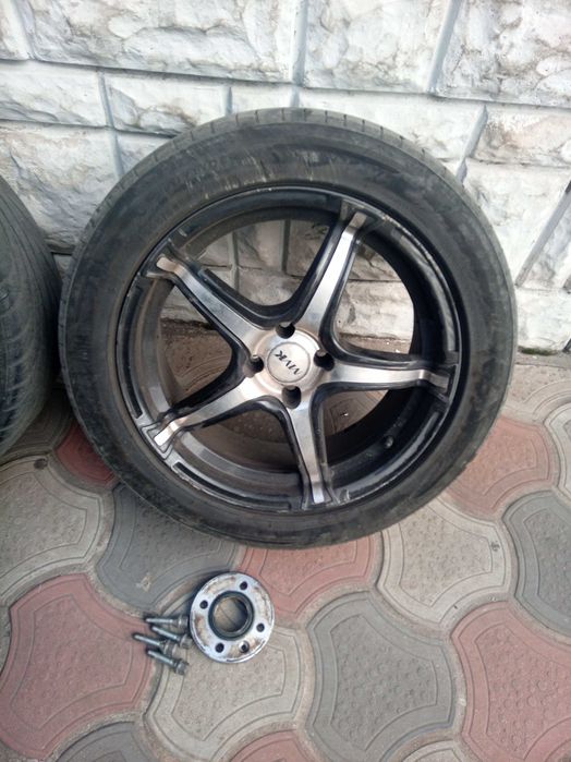 17 4х100 лети джанти MVK с гуми