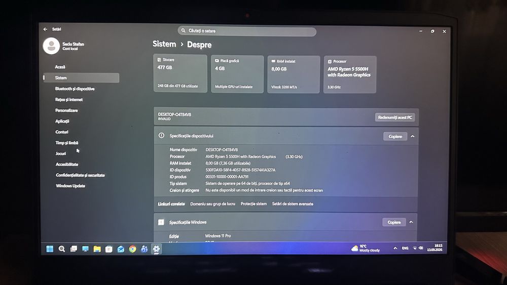 Vand laptop gaming lenovo