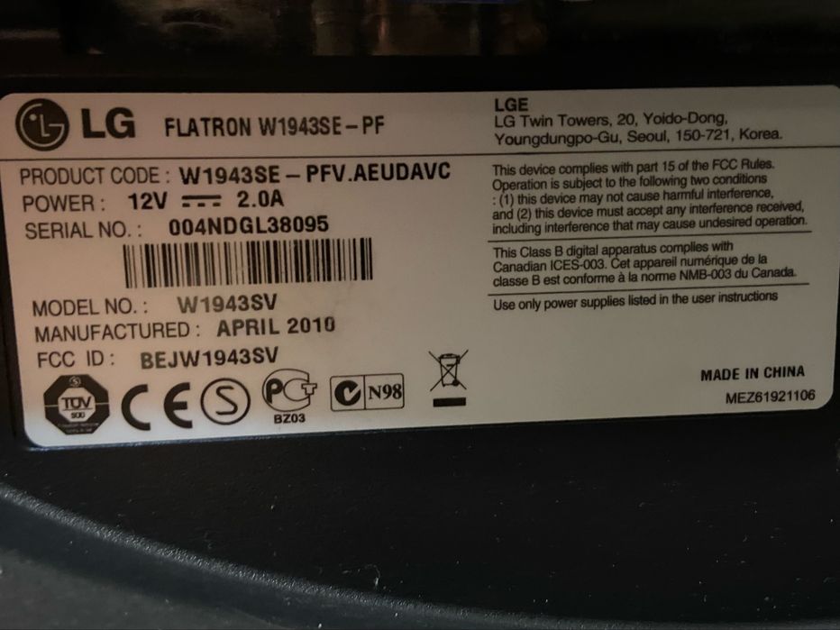 Мониторы LG ACER