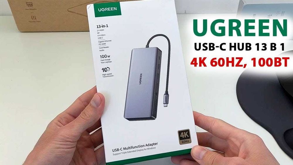 Ugreen CM681 — Универсальный 13-в-1 USB-C Хаб. Есть доставка
