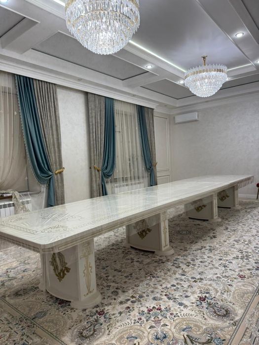 Стол овальный размер 6х1.2м