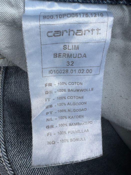 2 броя Carhartt Slim Bermuda.Carhartt WIP Swell Short Dollar Green.
