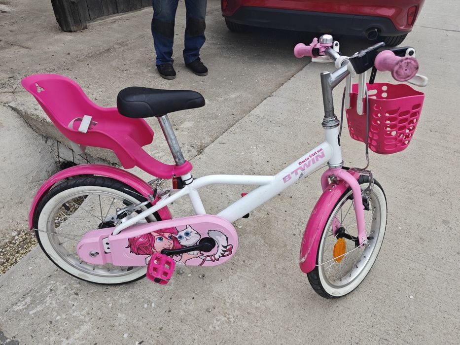 Bicicleta fete, fetițe, 5,6,7,8 ani Decathlon