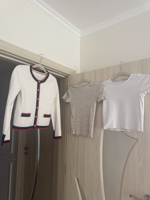 Бежови блузи Zara,Illumminee,H&M и др. размер S/XS