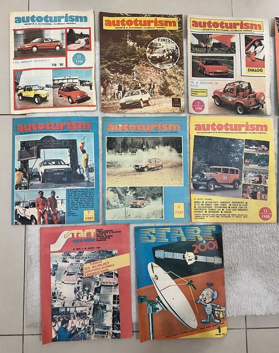 Lot reviste Autoturism anii 1988 1989 1990 colectie