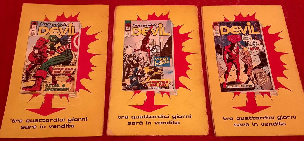 Benzi desenate SPIDERMAN UOMO RAGNO DEVIL CONAN KAZAR din italia 1970