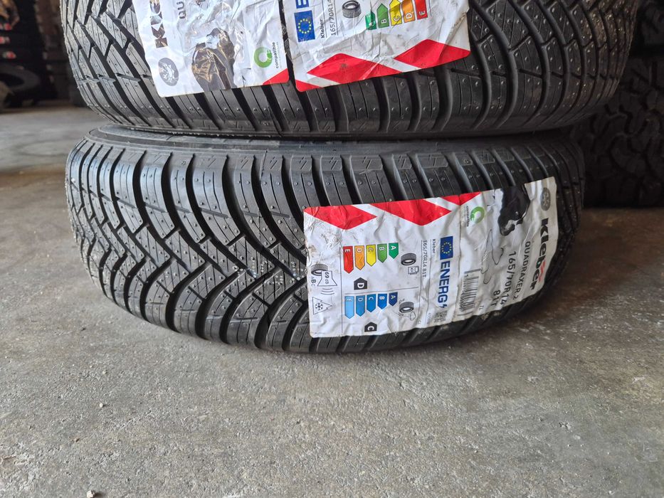 4 Anvelope VARA IARNA 4Sezoane M+S - 165/70/14 - KLEBER Quadraxer - NOU - DOT 2023 !