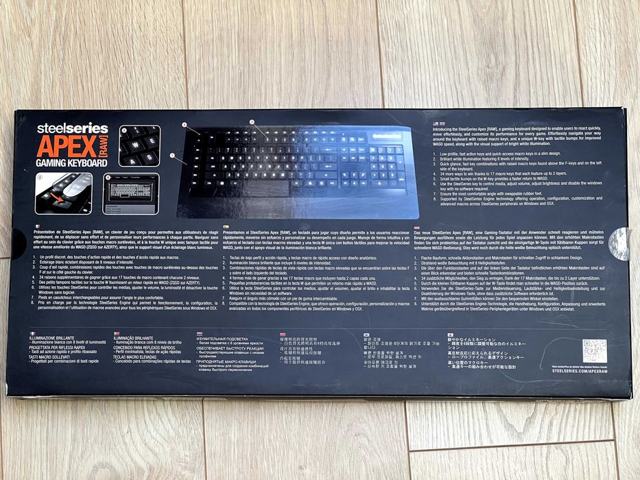 Tastatura SteelSeries APEX 350 RAW Iluminata cu MACRO