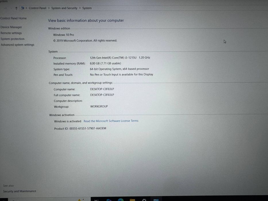 Samsung Galaxy Book2  i3 12th Gen