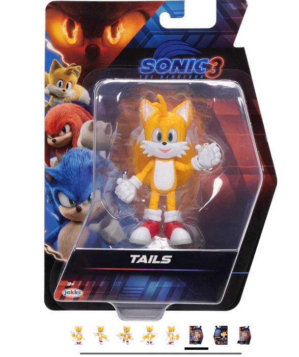 Нова, оригинална, колекционерска Тейлс фигурkа от фирма Jakks Pacific 12,7 cm Sonic 3 Tails