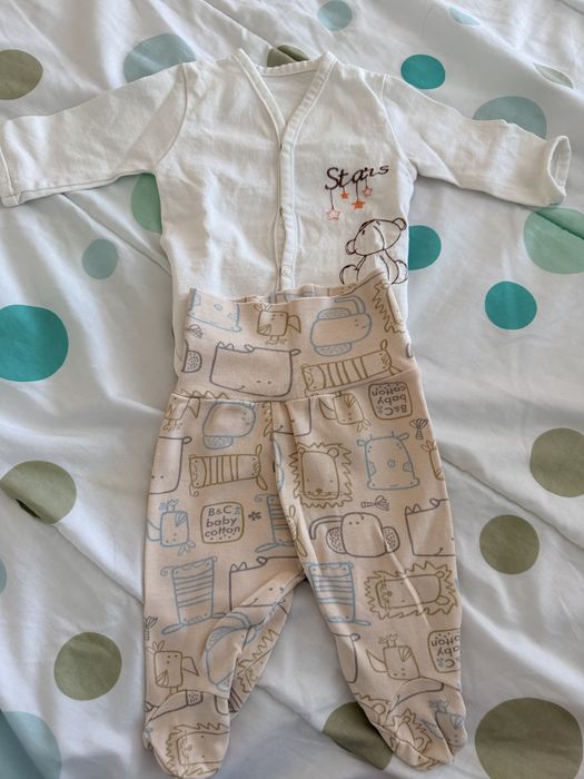 Лот дрешки за новородено H&M, Bebetto, Rainyи др. 50-56