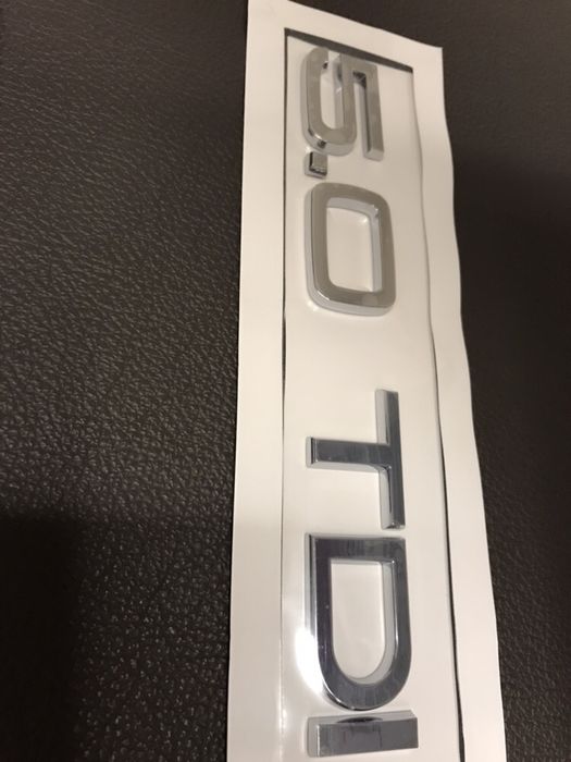 Emblema Audi 5.0 TDI crom nou