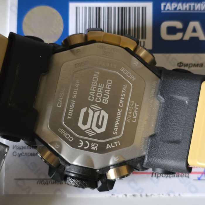 Продам часы CASIO G-SHOCK mudmaster GWG 2000