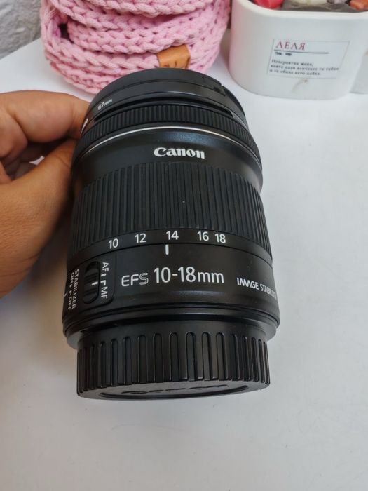Canon EOS 800D + 18-55mm + 50mm f/1.8 STM + 10-18mm + ND10 филтър + чанта – 5000 кадъра