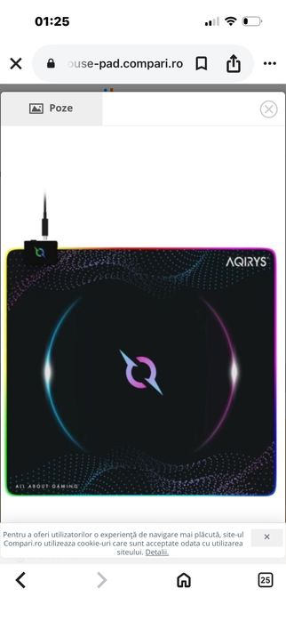 AQIRYS Eclipse Mini M Mouse pad