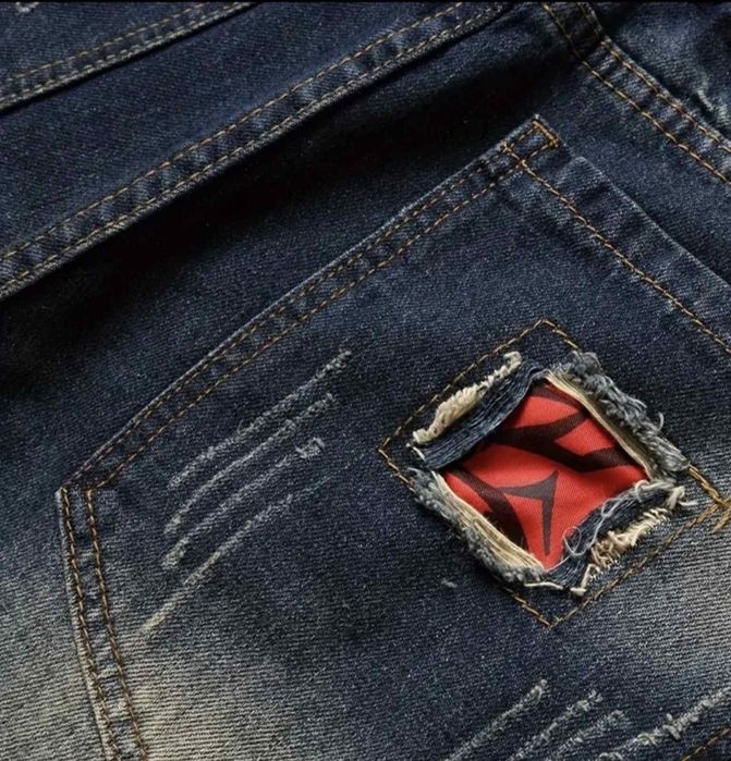 Мъжки къси дънкови панталони 5Xl