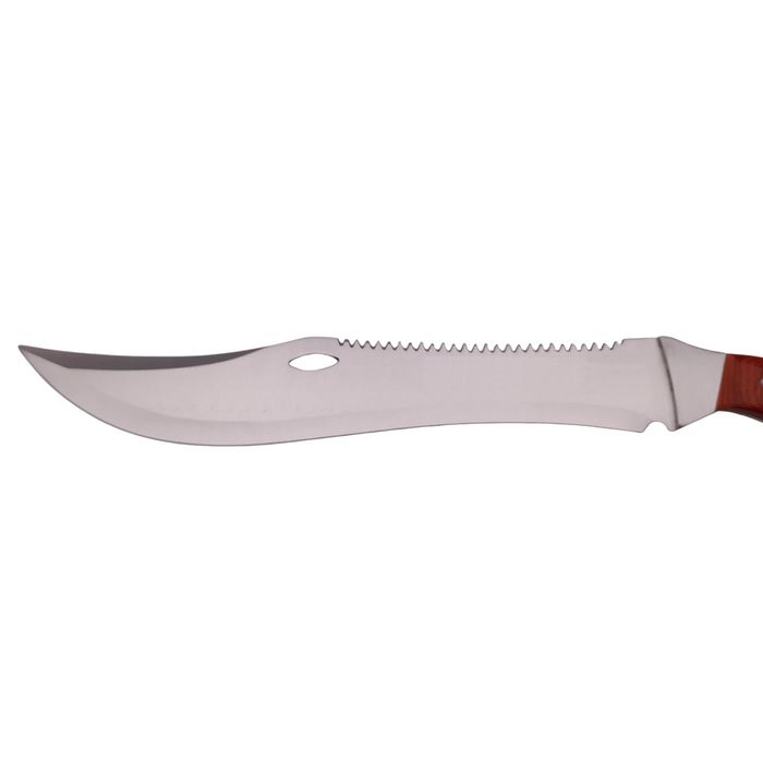 Maceta vanatoare IdeallStore®, Knife of Mind, 46 cm si nunceag burete