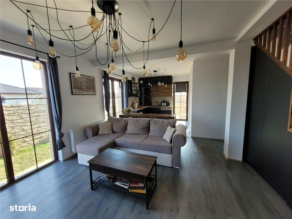 Duplex mobilat si utilat - perete dublu - teren 544 mp