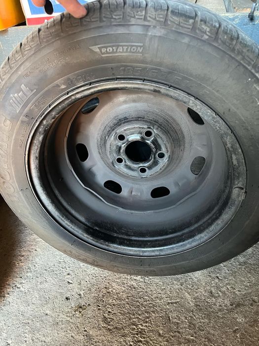 Jante+anvelope de vara Fabia 185/60/R14