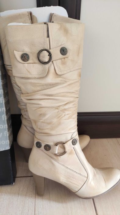 Дамски ботуши естествена кожа, 38- ми номер