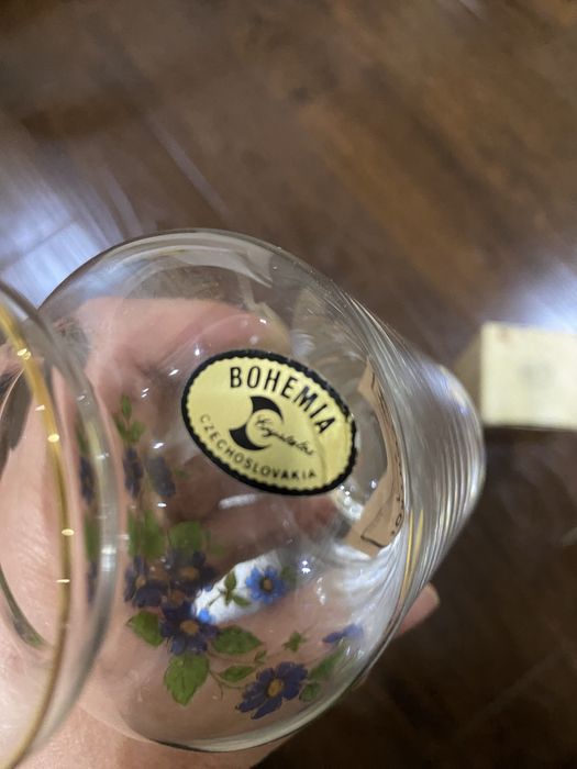 Винтажная ваза «Богемия» (Bohemia), Чехословакия, НОВАЯ