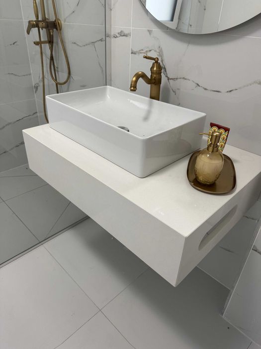 Blat din Quartz Vespa pentru baie