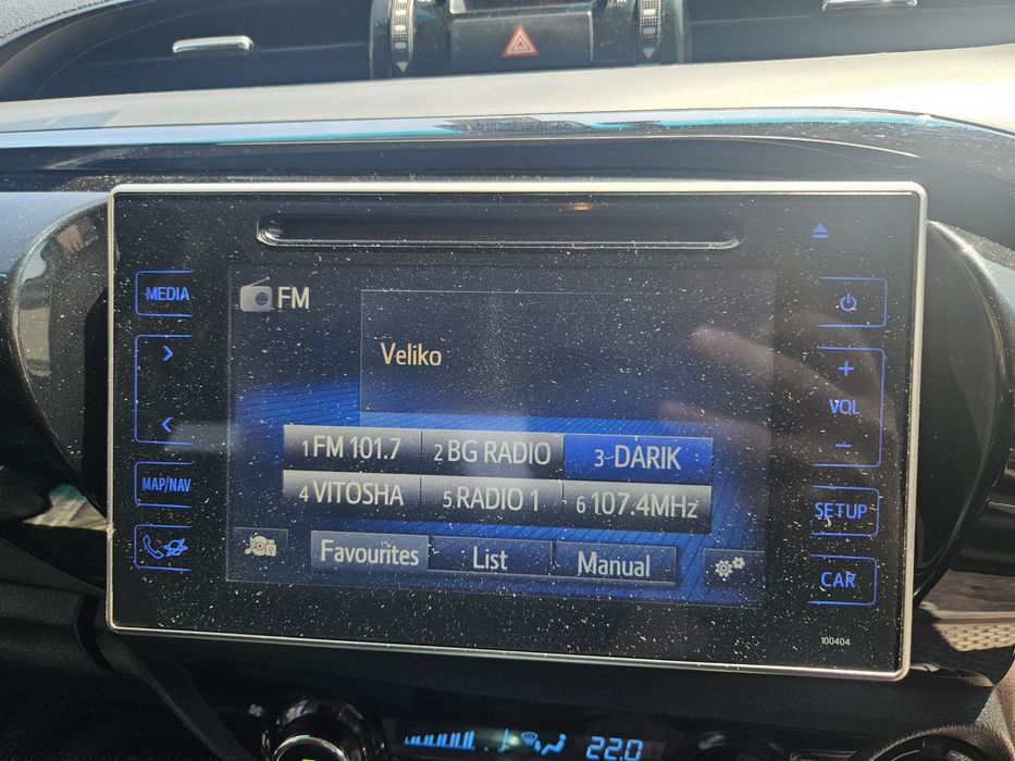 Навигация за Toyota Hilux 2016г.