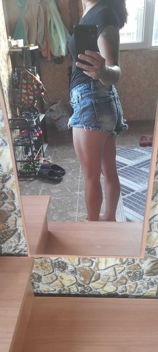 Дамски къси дънки