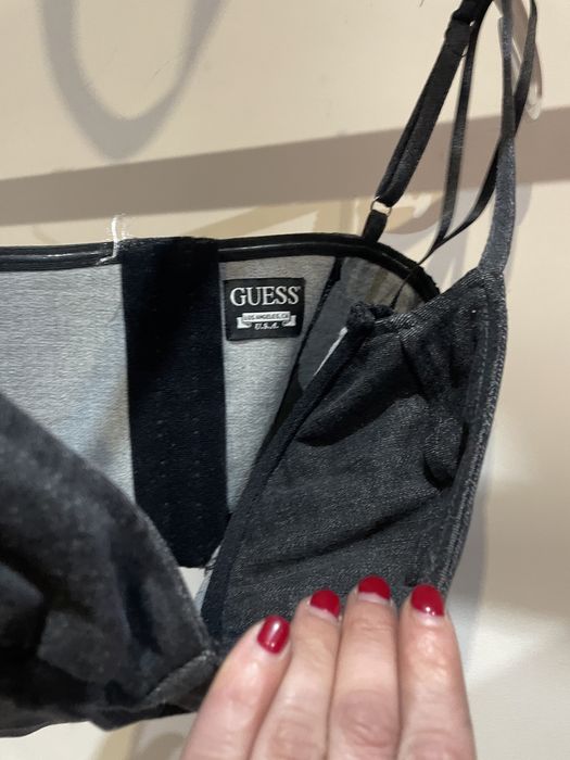 Оригинален дънков топ Guess