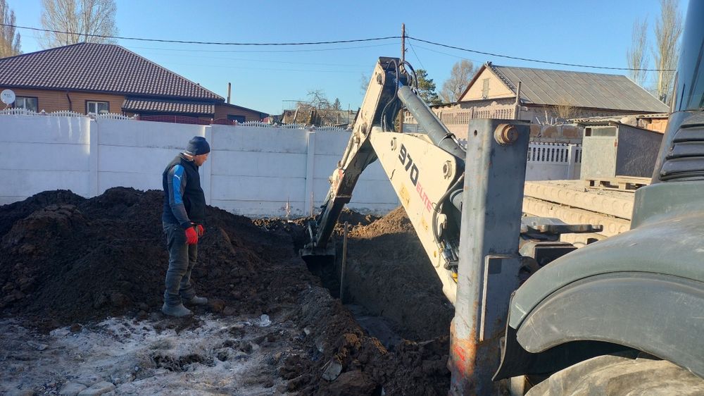 Услуги экскаватора